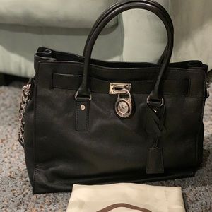 Michael Kors Pebbled Leather Hamilton NS